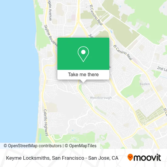 Keyme Locksmiths map