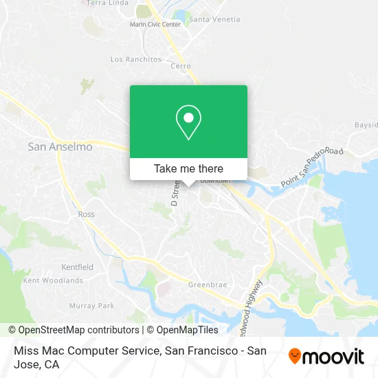 Miss Mac Computer Service map