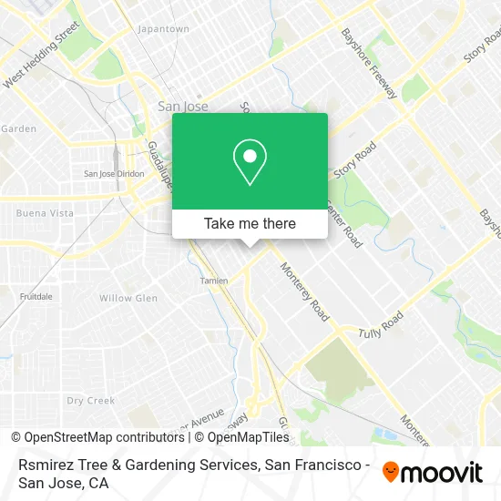 Rsmirez Tree & Gardening Services map