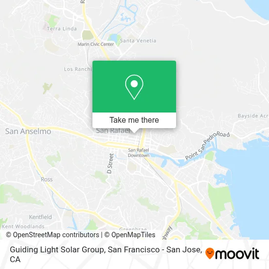 Guiding Light Solar Group map