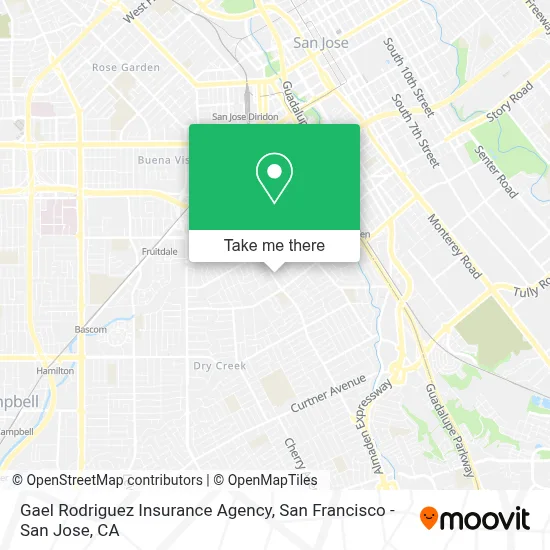 Gael Rodriguez Insurance Agency map