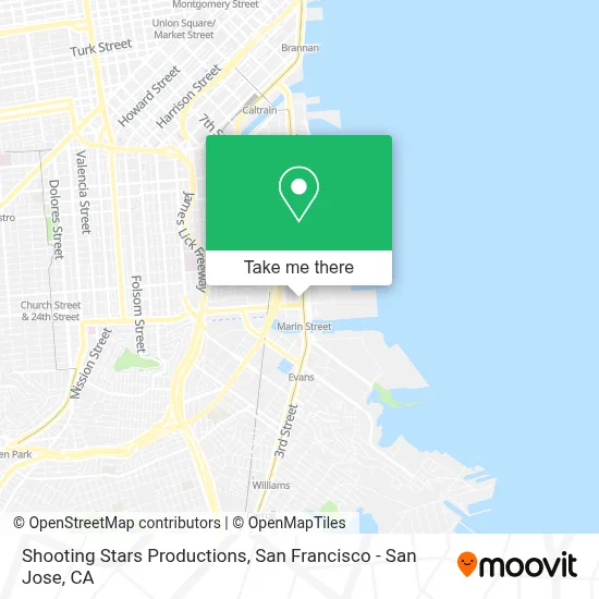 Shooting Stars Productions map