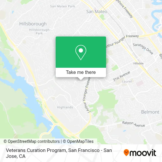 Veterans Curation Program map
