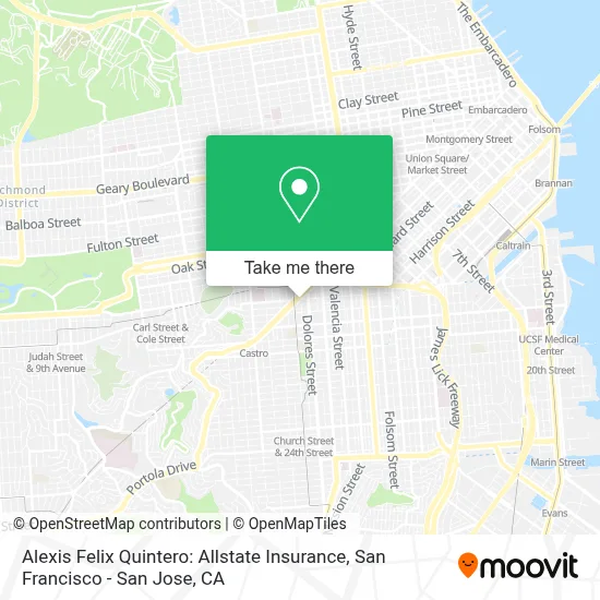 Alexis Felix Quintero: Allstate Insurance map