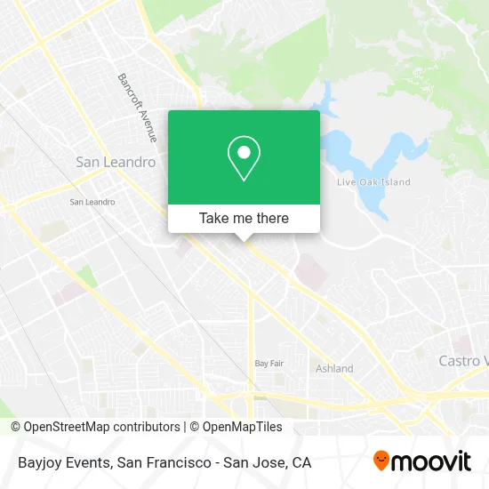 Bayjoy Events map