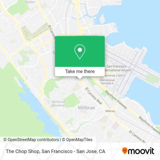 The Chop Shop map