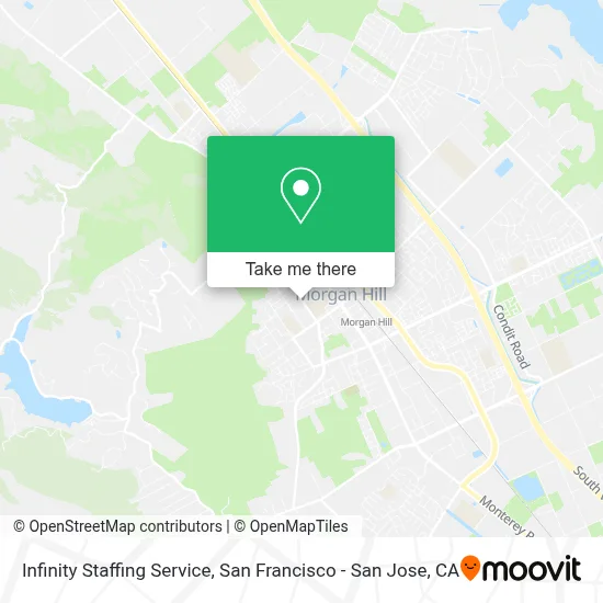 Infinity Staffing Service map