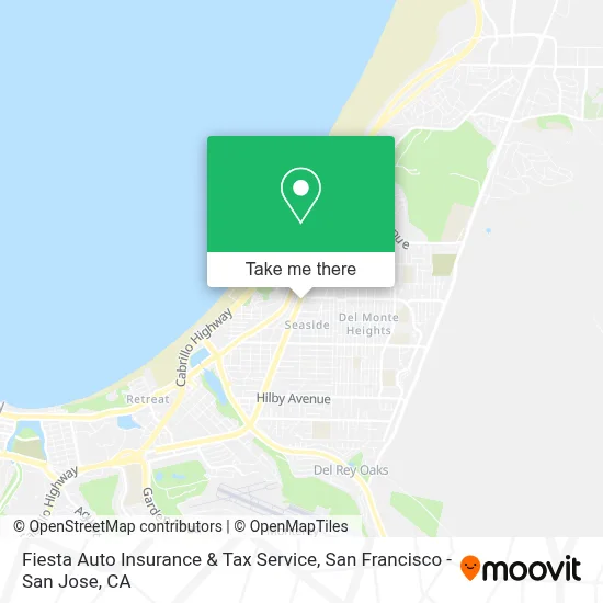 Fiesta Auto Insurance & Tax Service map