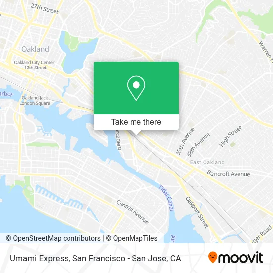 Umami Express map