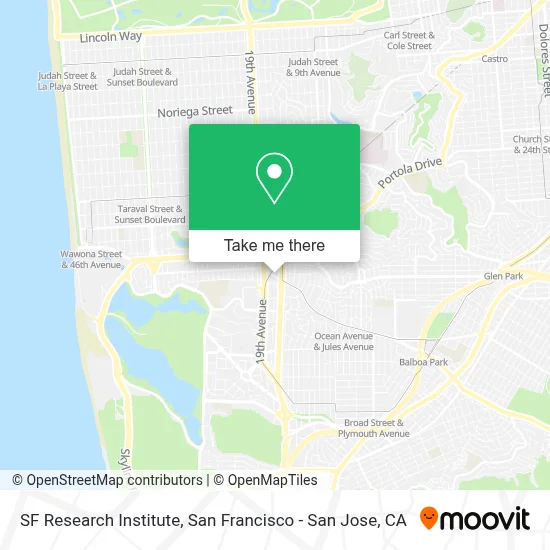 SF Research Institute map