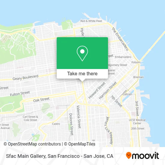 Sfac Main Gallery map