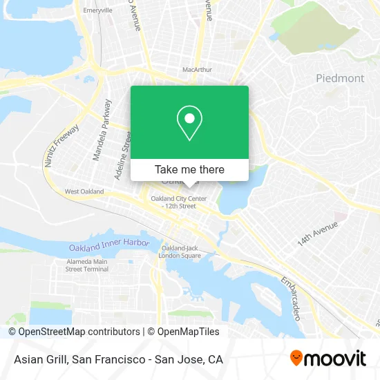 Asian Grill map