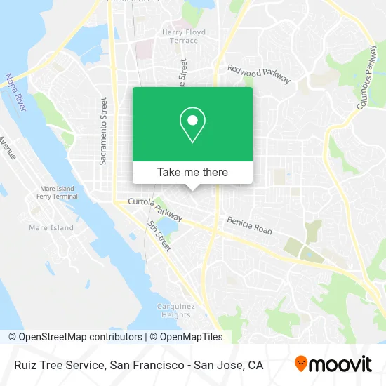 Ruiz Tree Service map