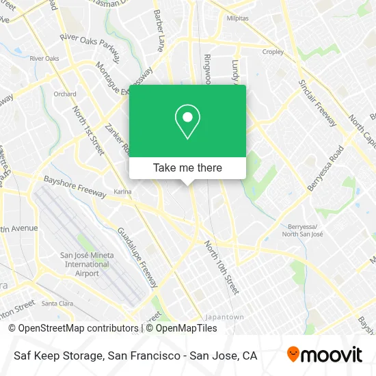Saf Keep Storage map