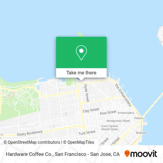 Hardware Coffee Co. map