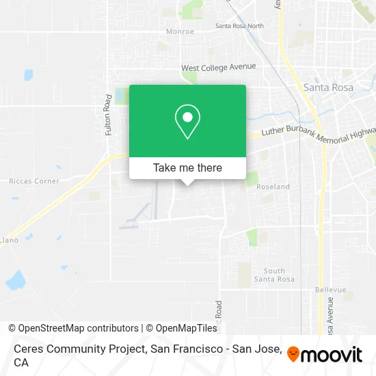 Ceres Community Project map