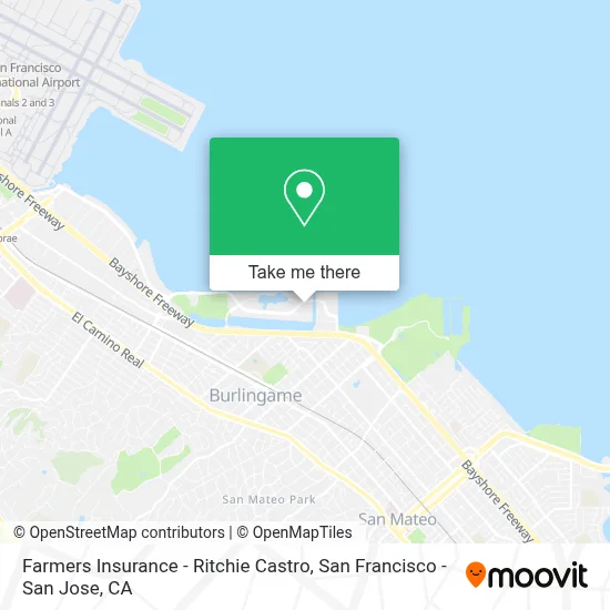Farmers Insurance - Ritchie Castro map
