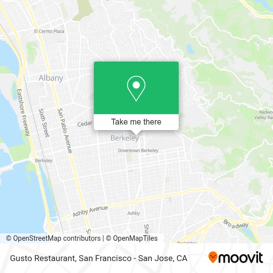 Gusto Restaurant map