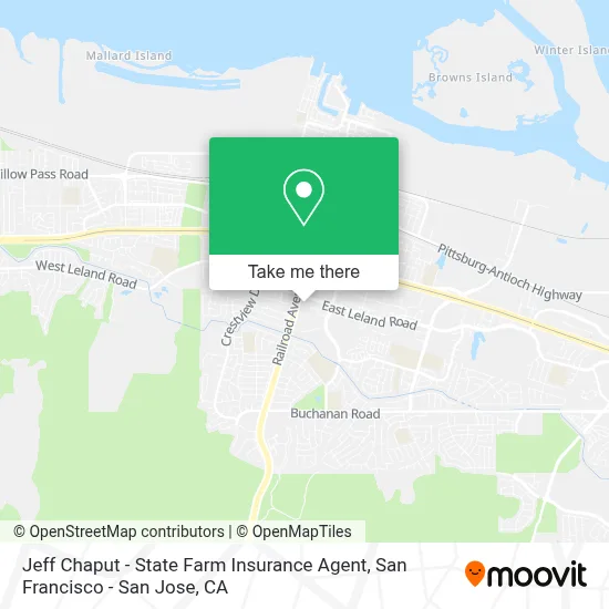 Jeff Chaput - State Farm Insurance Agent map