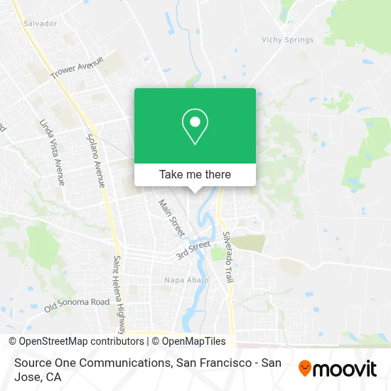 Source One Communications map