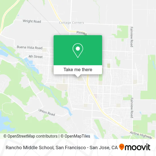 Rancho Middle School map