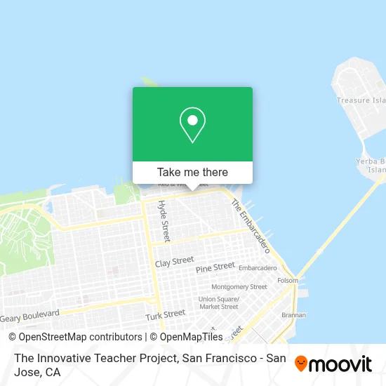 The Innovative Teacher Project map