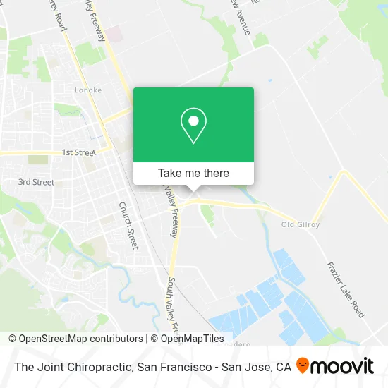 The Joint Chiropractic map