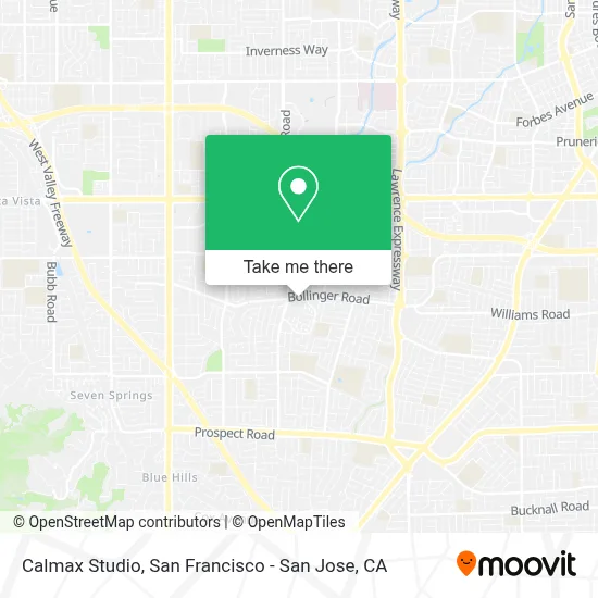 Calmax Studio map