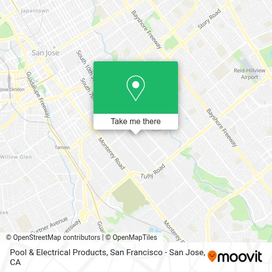 Pool & Electrical Products map
