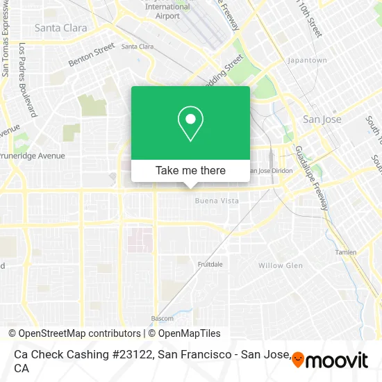 Ca Check Cashing #23122 map