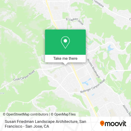 Susan Friedman Landscape Architecture map