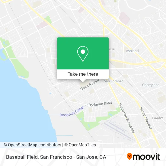 Baseball Field map