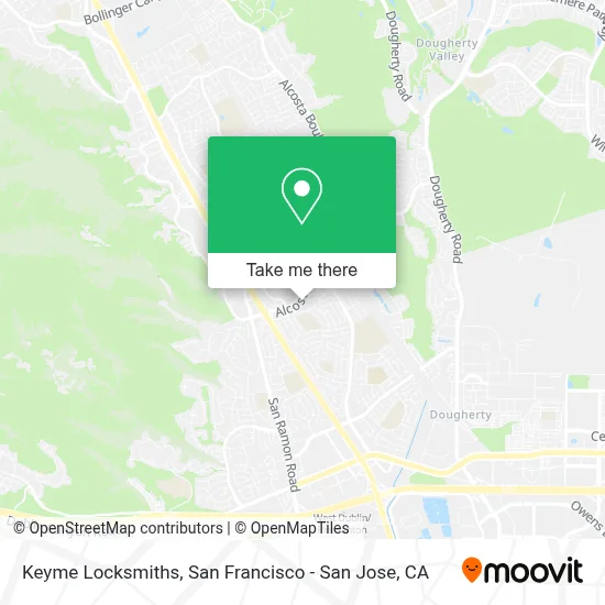 Keyme Locksmiths map