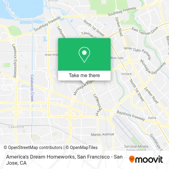 America's Dream Homeworks map