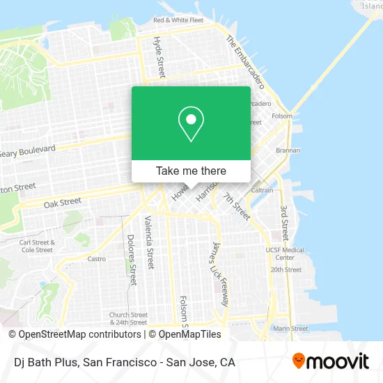 Dj Bath Plus map