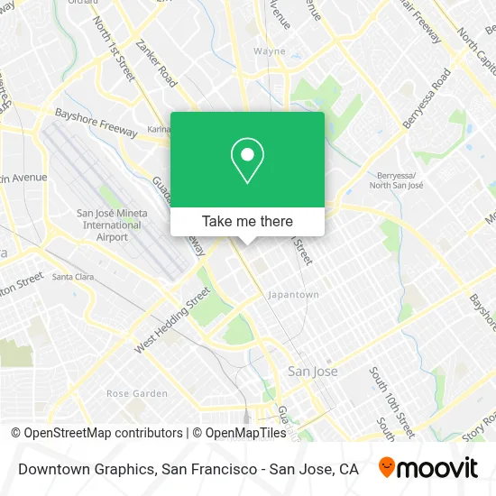Downtown Graphics map