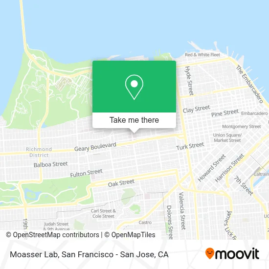 Moasser Lab map