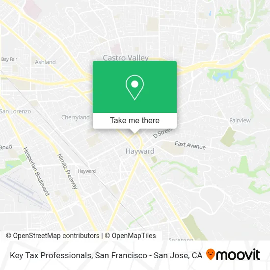 Key Tax Professionals map