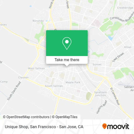 Unique Shop map
