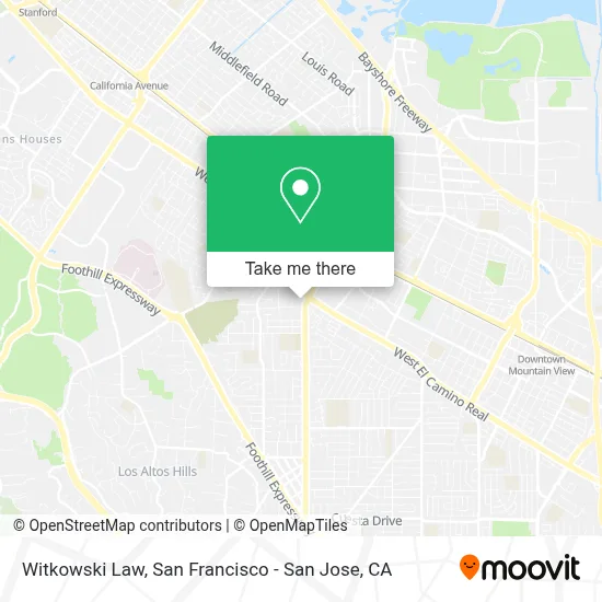 Witkowski Law map