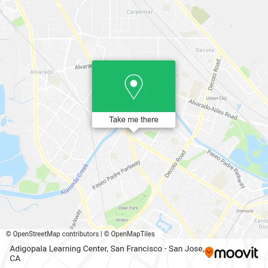 Adigopala Learning Center map