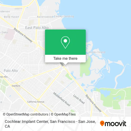 Cochlear Implant Center map
