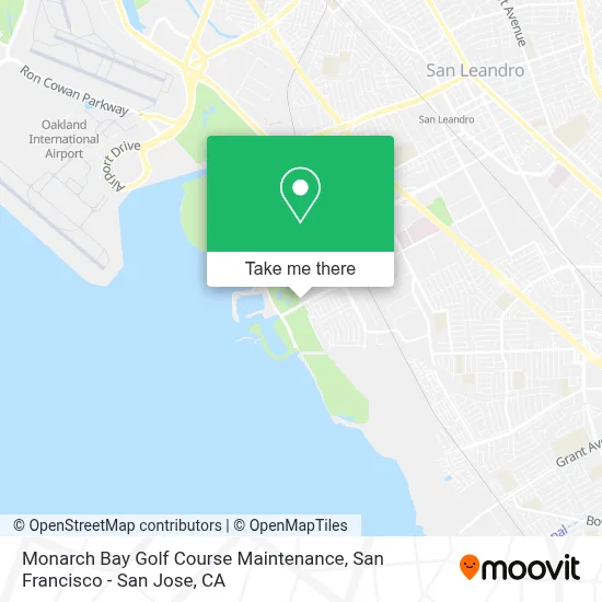 Monarch Bay Golf Course Maintenance map