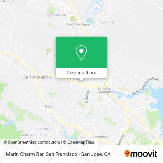 Marin Charm Bar map