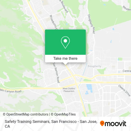 Safety Training Seminars map