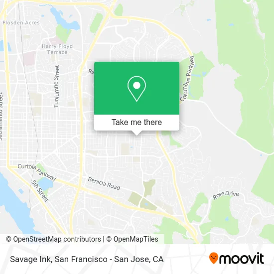 Savage Ink map