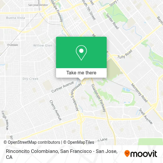 Rinconcito Colombiano map