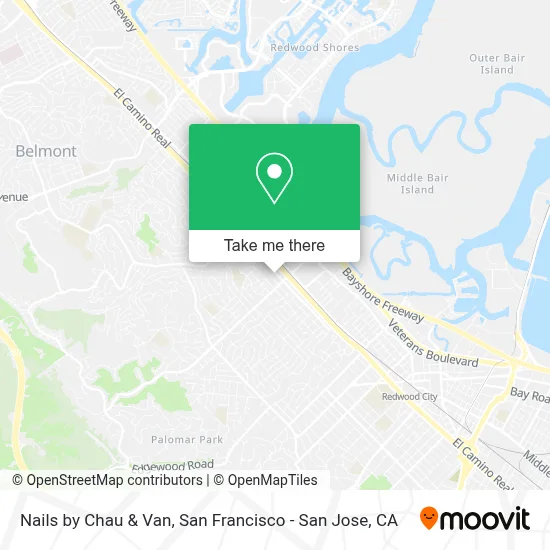Nails by Chau & Van map