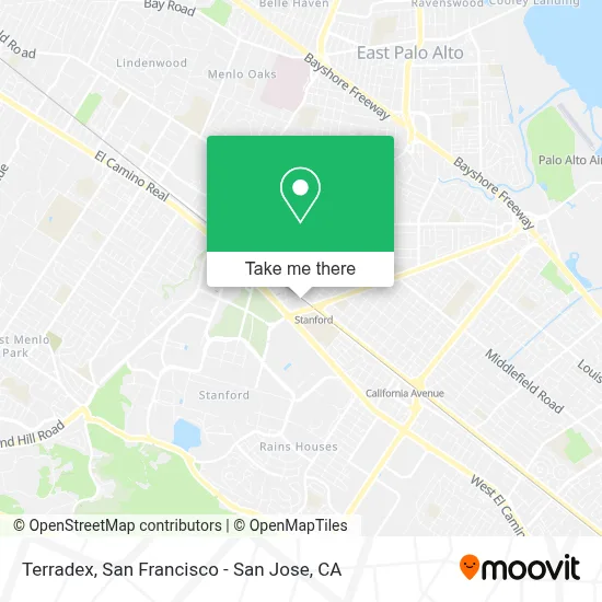 Terradex map
