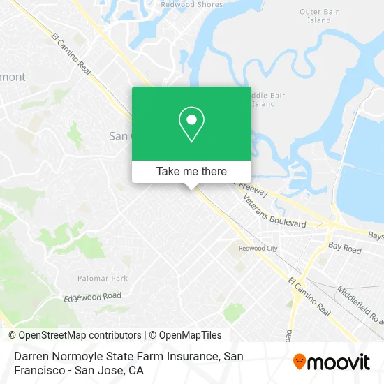 Darren Normoyle State Farm Insurance map